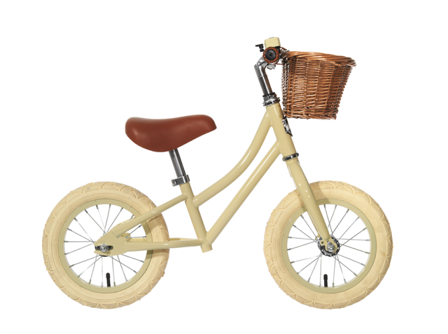 Bicicleta de equilibrio vintage para niños